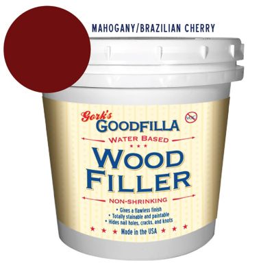 Gork's GoodFilla Mahogany Water-Based Wood and Grain Filler, 1 qt.