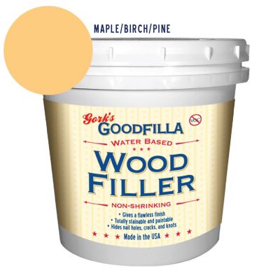 Gork's GoodFilla Maple/Beech/Pine Water-Based Wood and Grain Filler, 1 qt.