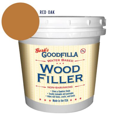 Gork's GoodFilla Red Oak Water-Based Wood and Grain Filler, 1 qt.