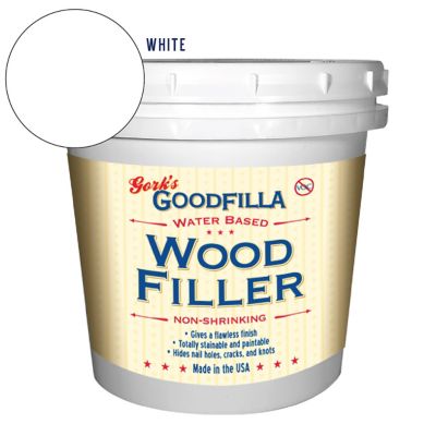 Gork's GoodFilla White Hb Wood Filler, 1 qt.