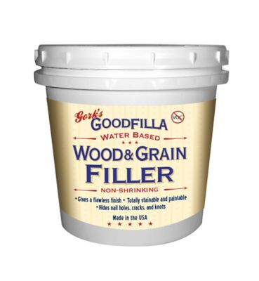 Gork's GoodFilla Alder Water-Based Wood and Grain Filler, 1 qt.