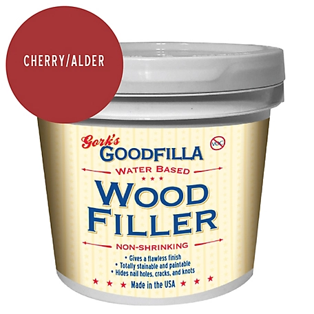 Gork's GoodFilla Cherry Water-Based Wood and Grain Filler, 1 gal.
