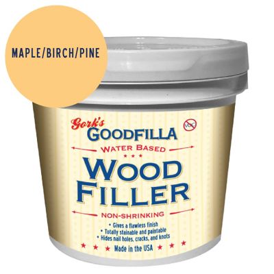 Gork's GoodFilla Maple/Beech/Pine Water-Based Wood and Grain Filler, 1 gal.