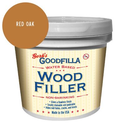 Gork's GoodFilla Red Oak Water-Based Wood and Grain Filler, 1 gal.