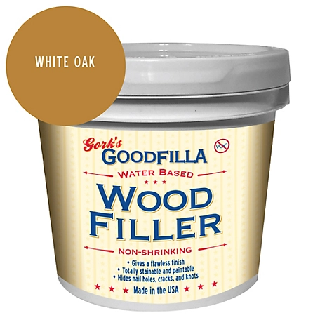 Gork's GoodFilla White Oak Water-Based Wood and Grain Filler, 1 gal.