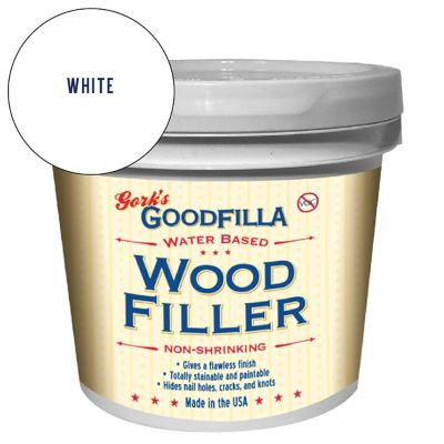 Gork's GoodFilla White Trowel-Ready Wood Filler Gallon