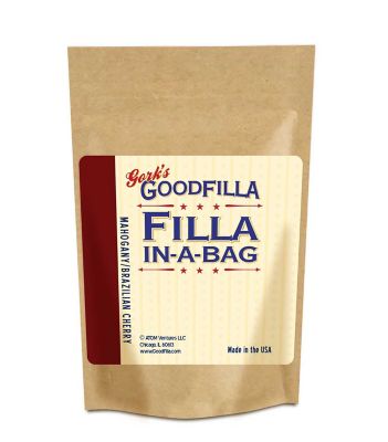 Gork's GoodFilla Mahogany Filla-in-a-Bag Water-Based Wood and Grain Filler (Powder), 6 oz.