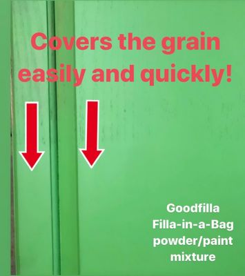 Image showing 5 th Gork's GoodFilla Ebony Filla-in-a-Bag Water-Based Wood and Grain Filler (Powder), 6 oz.