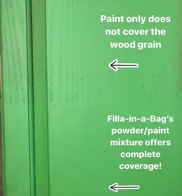 Image showing 6 th Gork's GoodFilla Ebony Filla-in-a-Bag Water-Based Wood and Grain Filler (Powder), 6 oz.