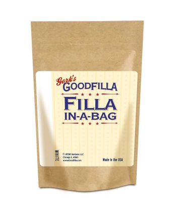 Gork's GoodFilla White Filla-in-a-Bag Water-Based Wood and Grain Filler (Powder), 16 oz.