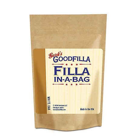 Gork's GoodFilla White Oak Filla-in-a-Bag Water-Based Wood and Grain Filler (Powder), 16 oz.