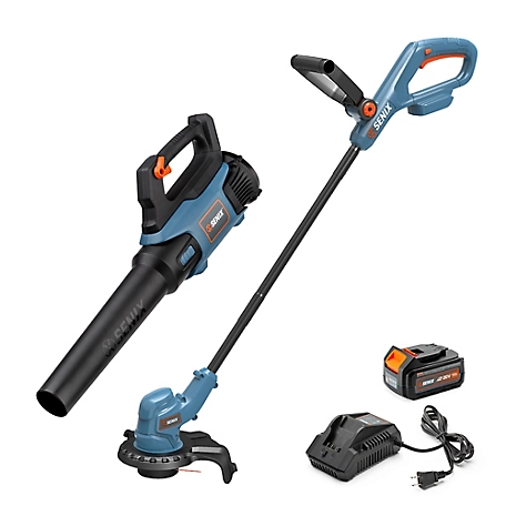 Black + Decker 20V Max Axial Leaf Blower and String Trimmer Combo Kit - Electric String Trimmers
