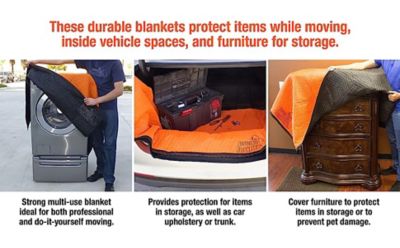 Image showing  72 in. x 80 in. Full Size Moving Blanket