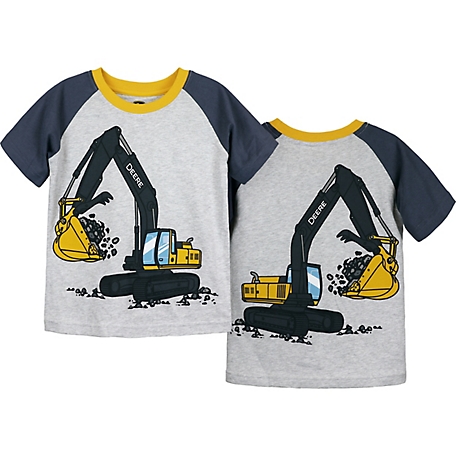John Deere Short Sleeve Tee Excavator, toddler