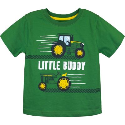 John Deere Boys' Little Buddy Crew Neck Short-Sleeve T-Shirt