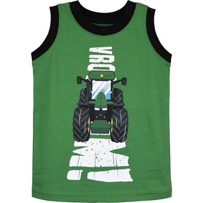 John Deere Men's Titanium "Nothing Runs Like A Deere" Short Sleeve