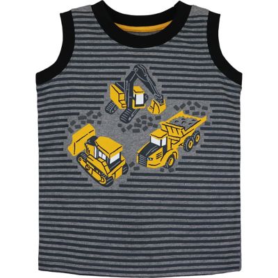 John Deere Boys' Equipment Crew Neck Sleeveless Muscle T-Shirt