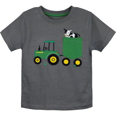 John Deere Short Sleeve Tee Tractor Pocket