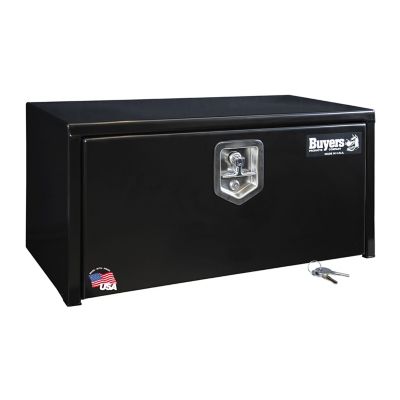 Buyers Products 14 in. x 12 in. x 30 in. Black Steel Underbody Truck Box