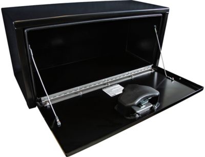 Image showing  14 x 12 x 30in. Black Steel Underbody Truck Box
