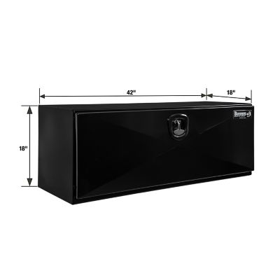 Image showing  18 x 18 x 48in. Black Steel Underbody Truck Box, 1752810