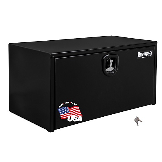 Buyers Products Company 18 in. x 18 in. x 36 in. XD Gloss Black Steel Underbody Truck Tool Box Buyers Products Company 18 in. x 18 in. x 36 in. XD Gloss Black Steel Underbody Truck Tool Box