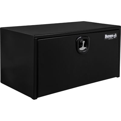 Image showing  18 x 18 x 48in. Black Steel Underbody Truck Box, 1732310