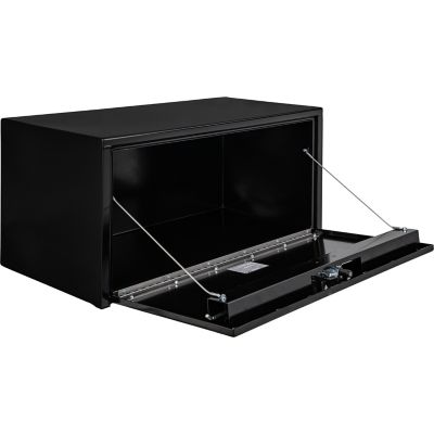 Image showing  18 x 18 x 48in. Black Steel Underbody Truck Box, 1732310