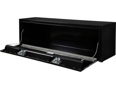 Image showing  15 x 13 x 48 Black Steel Underbody Truck Box