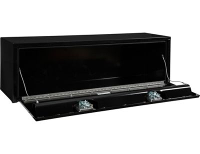 Image showing  15 x 13 x 48 Black Steel Underbody Truck Box