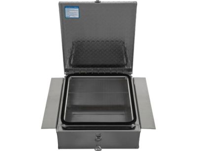 Image showing  9 x 24 x 22in. Diamond Tread Aluminum Truck Box