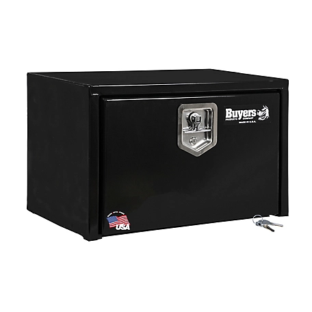 Buyers Products 15 x 13 x 24 Black Steel Underbody Truck Box