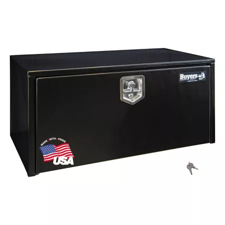 Buyers Products Black Steel Underbody Truck Box 15 in x 13 in x 36 in. Underbody Truck Tool Boxes