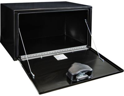 Image showing  15 x 13 x 36in. Black Steel Underbody Truck Box