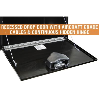 Image showing  15 x 13 x 36in. Black Steel Underbody Truck Box