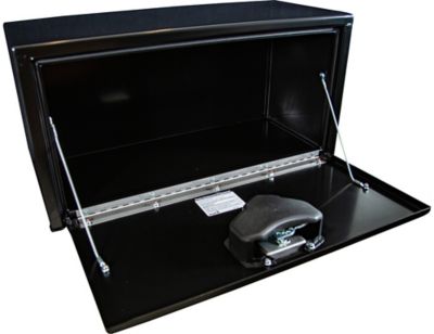 Image showing  15 x 13 x 30in. Black Steel Underbody Truck Box