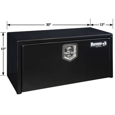 Image showing 5 th Buyers Products 15 x 13 x 30in. Black Steel Underbody Truck Box