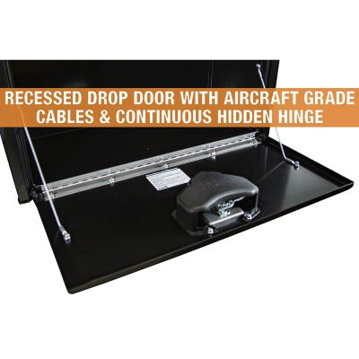 Image showing 7 th Buyers Products 15 x 13 x 30in. Black Steel Underbody Truck Box