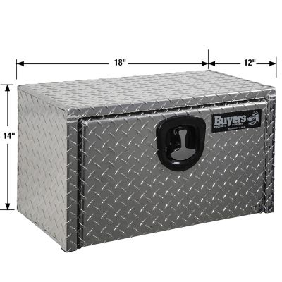 Image showing  14 x 12 x 18in. Aluminum Underbody Truck Box