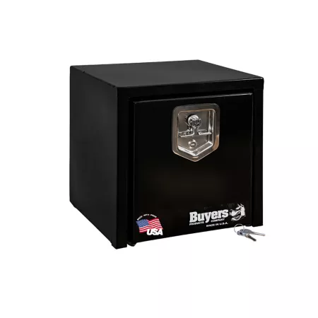 Buyers Products Black Steel Underbody Truck Box 15 in x 13 in x 15 in. Underbody Truck Tool Boxes