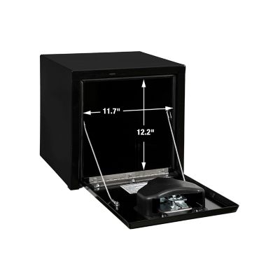 Image showing  15 x 13 x 15in. Black Steel Underbody Truck Box