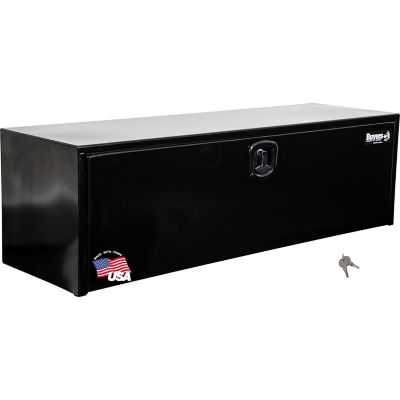 Buyers Products 18 in. x 18 in. x 60 in. Black Steel Underbody Truck Box