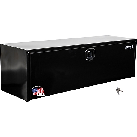 Black Steel Underbody Truck Tool Box with T-Latch Series