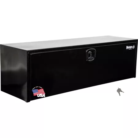 Buyers Products Black Steel Underbody Truck Box 18 in x 18 in x 60 in. Underbody Truck Tool Boxes