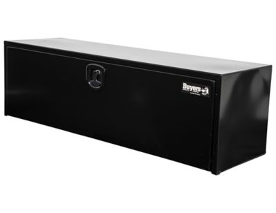 Image showing  18 x 18 x 60in. Black Steel Underbody Truck Box