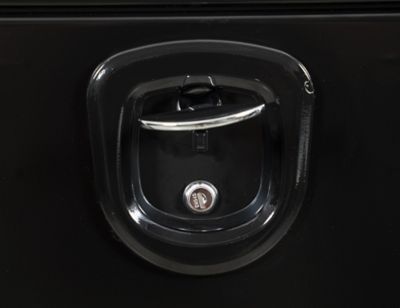 Image showing  18 x 18 x 60in. Black Steel Underbody Truck Box