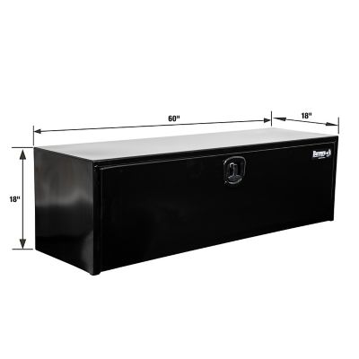 Image showing 9 th Buyers Products 18 x 18 x 60in. Black Steel Underbody Truck Box