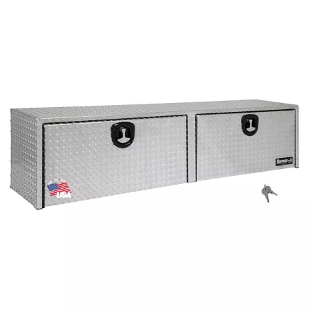 Buyers Products Topsider 18 in x 16 in x 72 in Aluminum Truck Box Top Mount Truck Tool Boxes