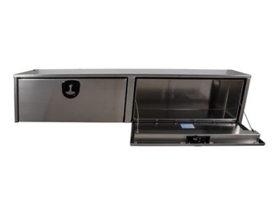 Image showing  16 x 13 x 72in. Smooth Aluminum Topsider Truck Box with Die Cast Compression Latch