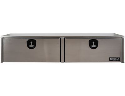 Image showing  16 x 13 x 72in. Smooth Aluminum Topsider Truck Box with Die Cast Compression Latch